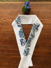 画像をギャラリービューアに読み込む, 藍型風 夏物半襟 あじさい