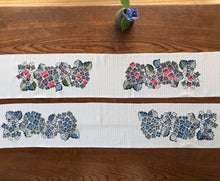 画像をギャラリービューアに読み込む, 藍型風 夏物半襟 あじさい