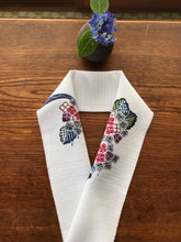 画像をギャラリービューアに読み込む, びんがた 夏物半襟 あじさいと虹(ポイント)