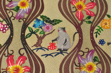 画像をギャラリービューアに読み込む, 紅型六通帯「宴」〜とっくりきわたとほろ酔い猫〜