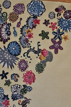 画像をギャラリービューアに読み込む, 紅型名古屋帯 ポイント「イノー 珊瑚畑」