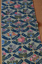 画像をギャラリービューアに読み込む, 紅型名古屋帯 六通「電照菊」