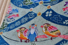 画像をギャラリービューアに読み込む, 紅型名古屋帯 六通「電照菊」