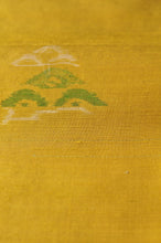 画像をギャラリービューアに読み込む, 黄金色絣着尺