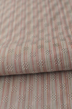 画像をギャラリービューアに読み込む, 銀色赤縞南風原花織着尺