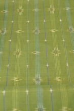 画像をギャラリービューアに読み込む, 若草色琉球絣着尺