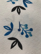 画像をギャラリービューアに読み込む, 紅型半襟 なんてん(藍)