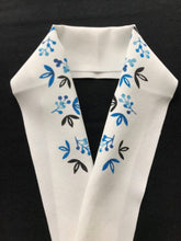 画像をギャラリービューアに読み込む, 紅型半襟 なんてん(藍)