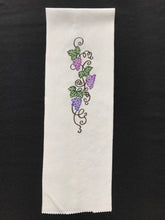 画像をギャラリービューアに読み込む, 紅型半襟 ぶどう