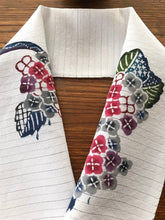 画像をギャラリービューアに読み込む, びんがた 夏物半襟 あじさいと虹(ポイント)