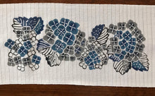 画像をギャラリービューアに読み込む, 藍型風 夏物半襟 あじさい